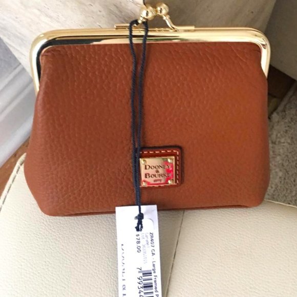 Dooney & Bourke Modern Lrg Pebblegrain Snap Purse - Picture 3 of 6